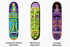 Shag's "Tiki God" Fine Art Skateboard Decks