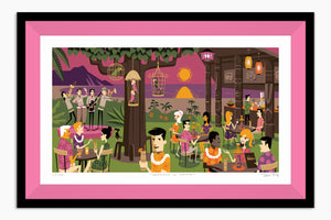 "Weekend in Waikiki" Fine Art Print