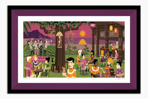 "Weekend in Waikiki" Fine Art Print