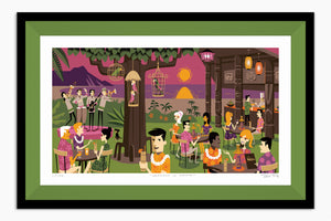 "Weekend in Waikiki" Fine Art Print