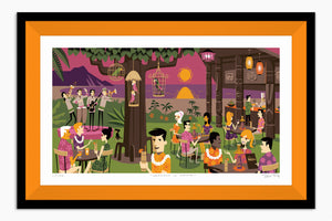 "Weekend in Waikiki" Fine Art Print