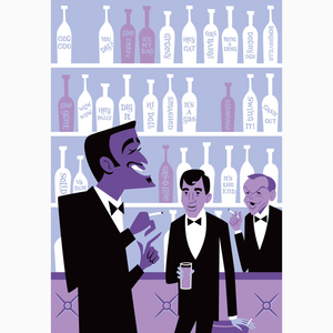 "Swingin' Lingo II" Fine Art Print | Shag (Josh Agle) | The Shag Store