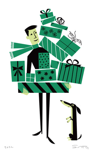 "The Thirteenth Box" Fine Art Print | Shag (Josh Agle) | The Shag Store