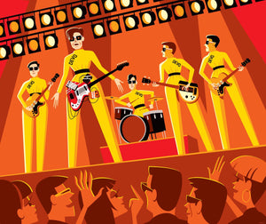 "Are We Not Men?" Fine Art Print | Official DEVO Release | Shag (Josh Agle) | The Shag Store