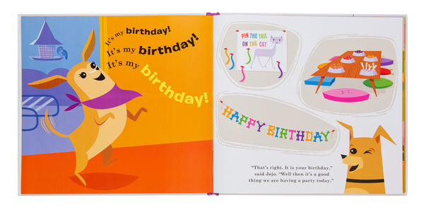 "Jojo and Lolo Throw a Birthday Party" Children's Book | Nailor Wills Publishing | Interior | The Shag Store