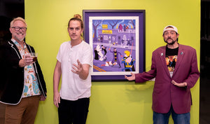 ”Jay & Silent Bob vs Time & Space” Fine Art Print | Shag (Josh Agle) | Shag with Jason Mewes (Jay) & Kevin Smith (Silent Bob) | The Shag Store