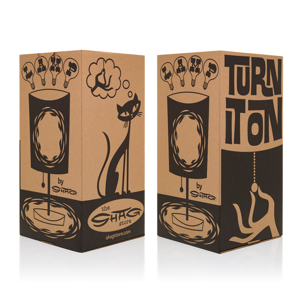 Table Lamp Packaging | Shag (Josh Agle) | The Shag Store