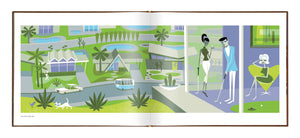 "SHAG · PALM SPRINGS" Collector's Edition | Orange Clamshell Case | Book Interior 4 | Shag (Josh Agle) | The Shag Store