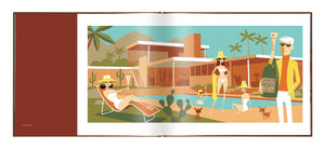 "SHAG · PALM SPRINGS" Collector's Edition | Orange Clamshell Case | Book Interior 6 | Shag (Josh Agle) | The Shag Store