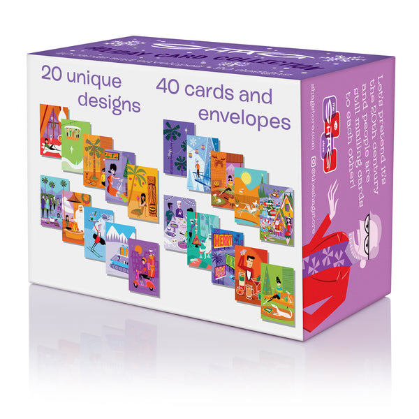 Shag's Holiday Card Collection | 40 Assorted Cards & Envelopes