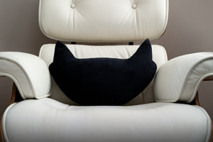 "Black Cat" Throw Pillow | Shag (Josh Agle) | The Shag Store (Chair Back)