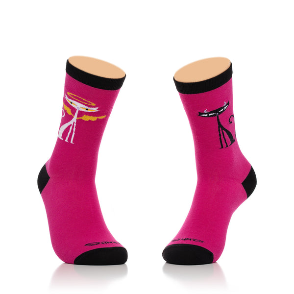 "Devil & Angel" Women's Crew Socks