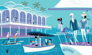 "The Seafarers" Fine Art Print | (Shag Josh Agle) | The Shag Store