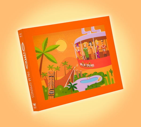 "SHAG · PALM SPRINGS" Collector's Edition | Orange Clamshell Case | Shag (Josh Agle) | The Shag Store