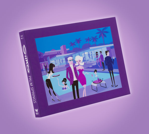 "SHAG · PALM SPRINGS" Collector's Edition | Purple Clamshell Case | Shag (Josh Agle) | The Shag Store