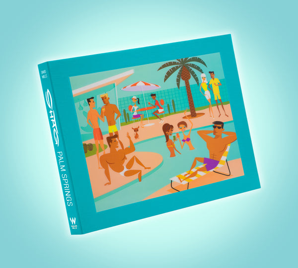"SHAG · PALM SPRINGS" Collector's Edition | Turquoise Clamshell Case | Shag (Josh Agle) | The Shag Store