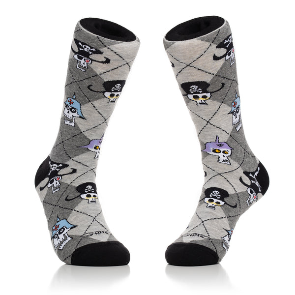 "Skulls" Men's Crew Socks