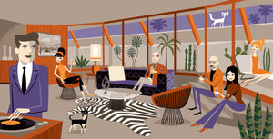 "The Organic Dimension" Fine Art Print | Shag (Josh Agle) | The Shag Store